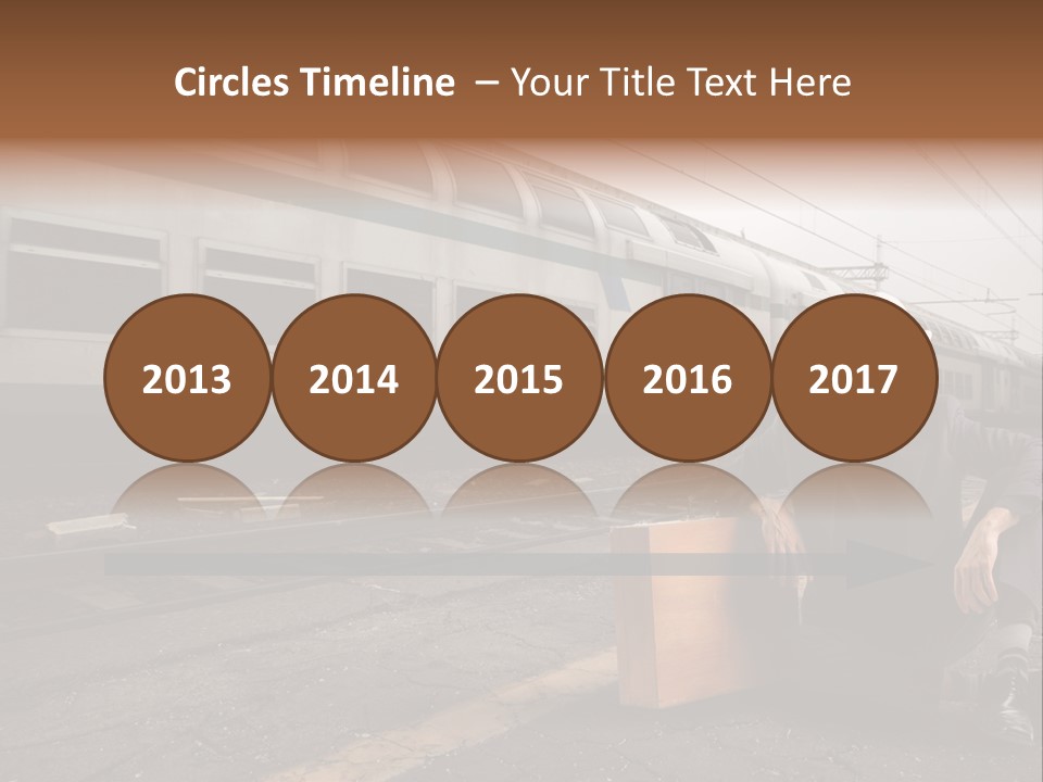 Way Railway Business PowerPoint Template