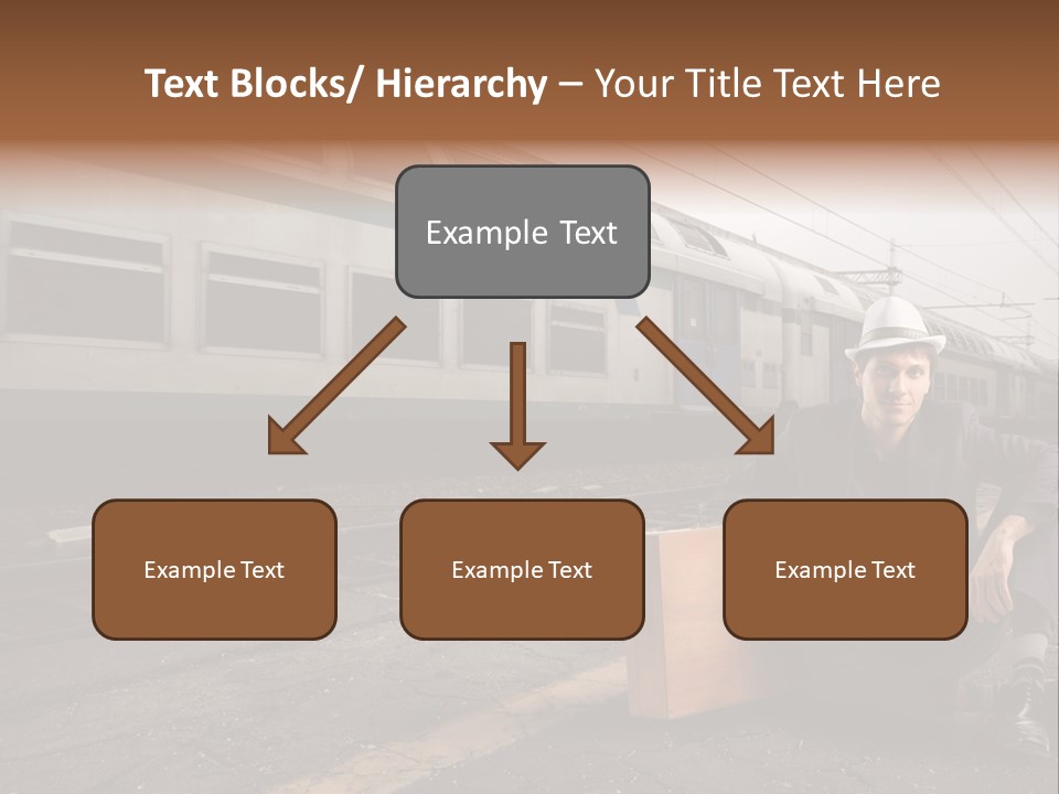 Way Railway Business PowerPoint Template