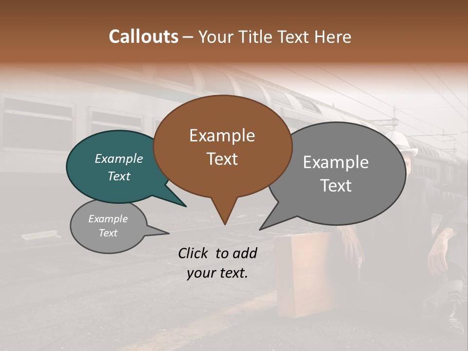 Way Railway Business PowerPoint Template