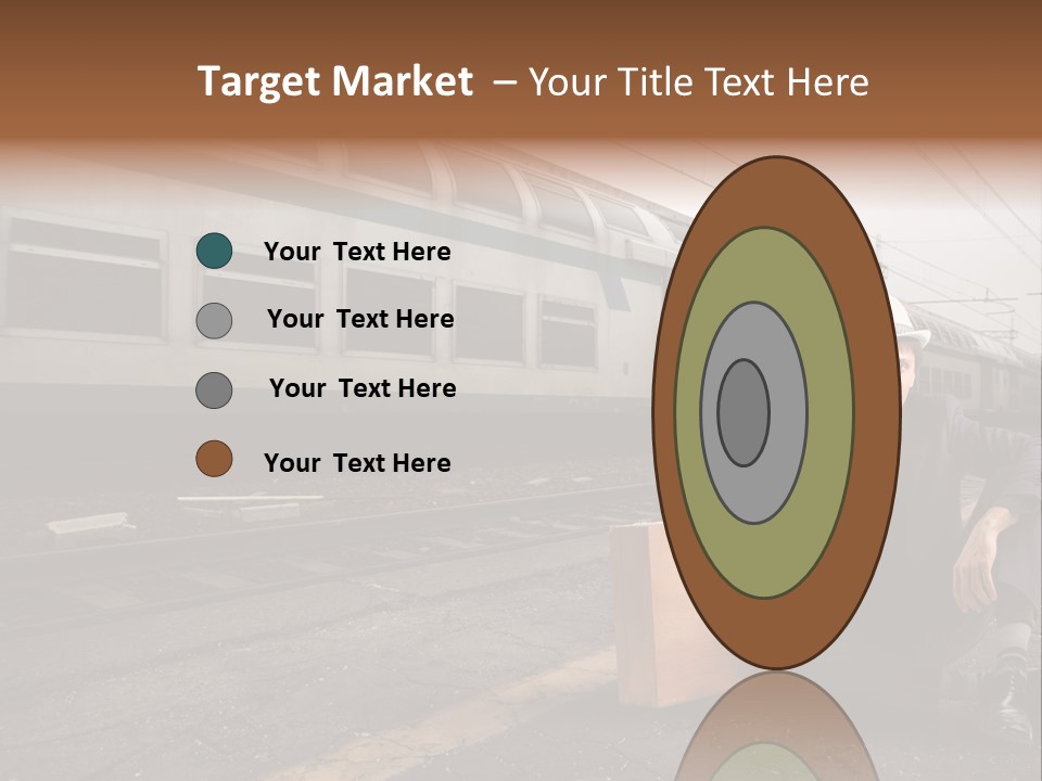 Way Railway Business PowerPoint Template