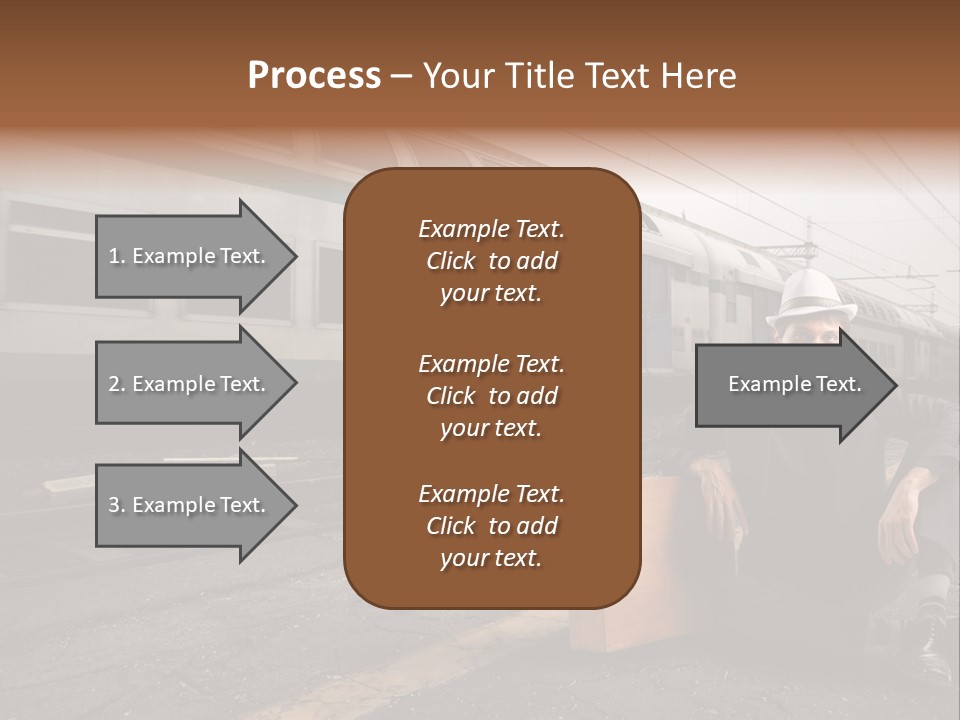 Way Railway Business PowerPoint Template