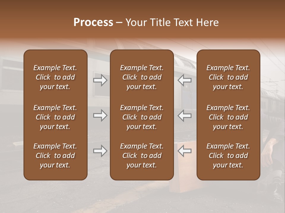 Way Railway Business PowerPoint Template