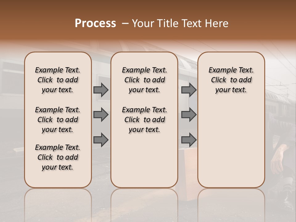 Way Railway Business PowerPoint Template