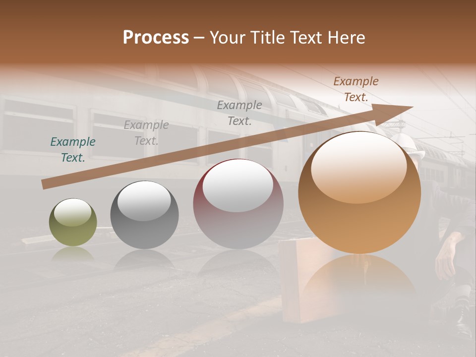Way Railway Business PowerPoint Template