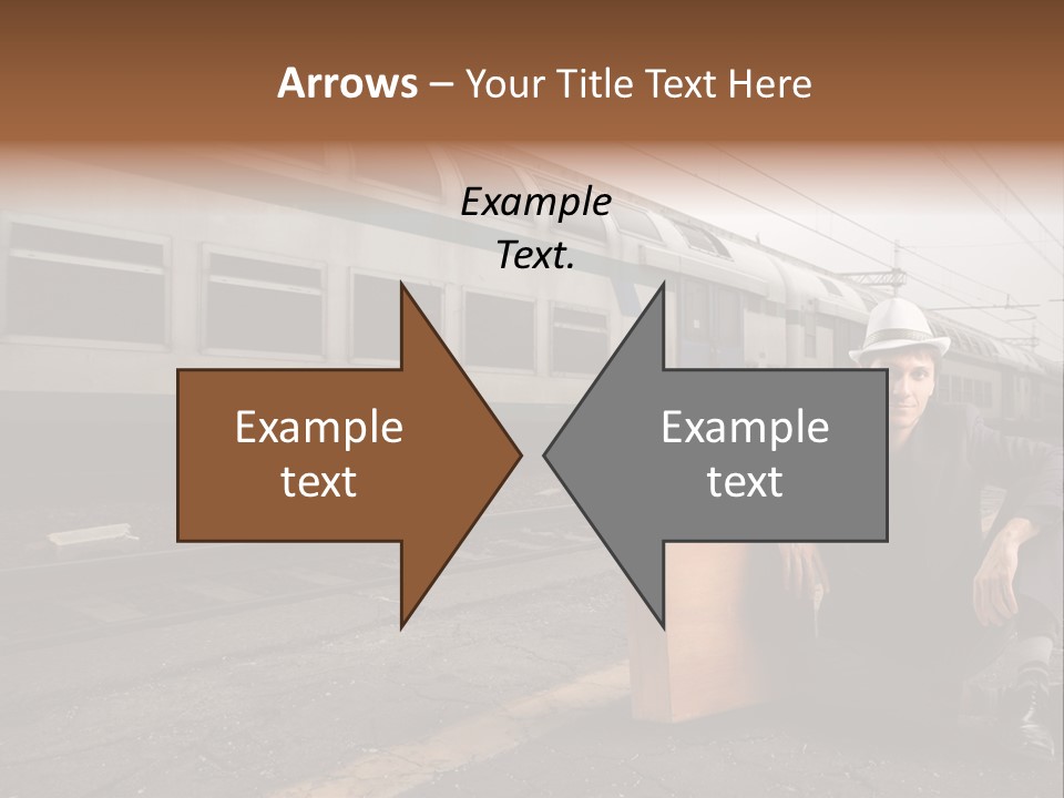 Way Railway Business PowerPoint Template