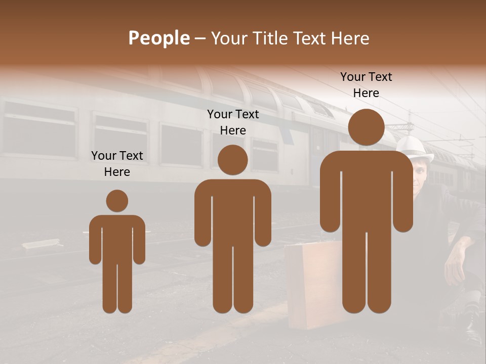 Way Railway Business PowerPoint Template