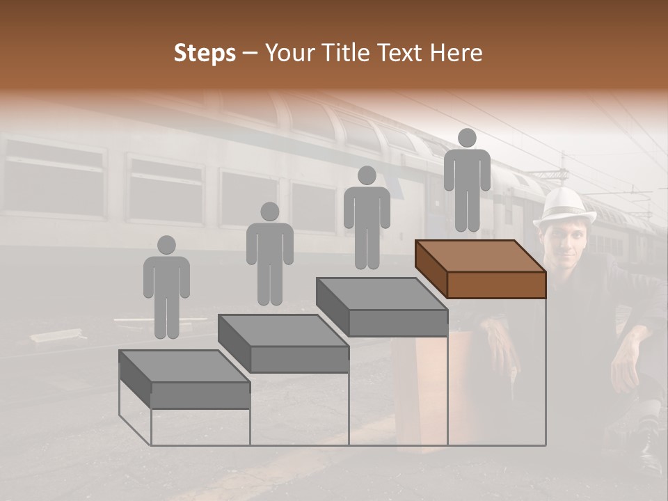Way Railway Business PowerPoint Template