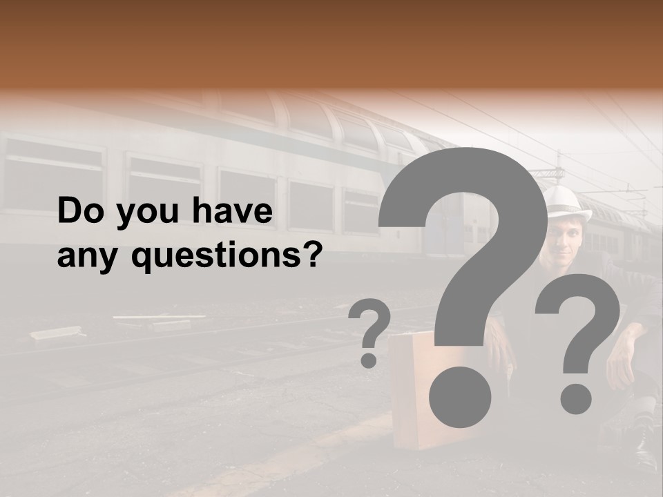 Way Railway Business PowerPoint Template