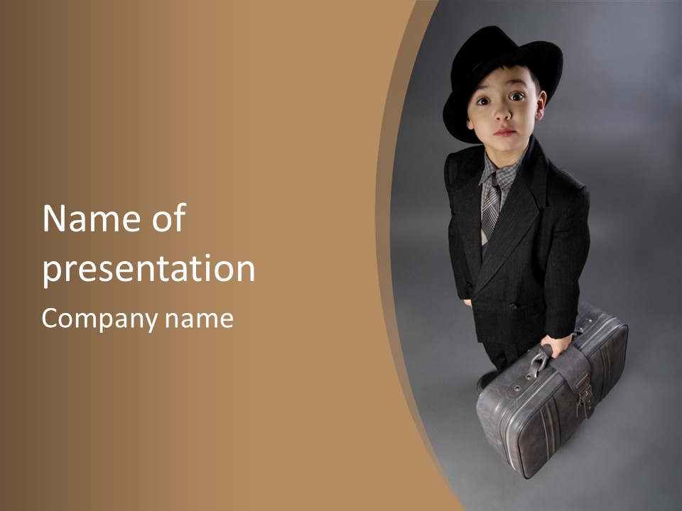 Traditional Coat Occupation PowerPoint Template