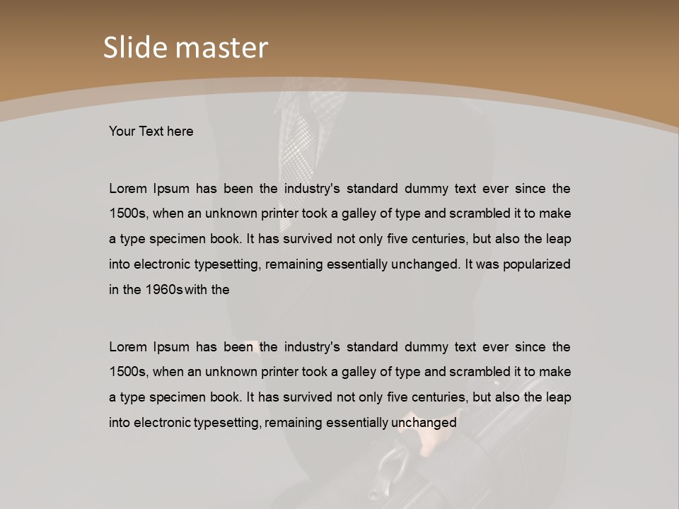 Traditional Coat Occupation PowerPoint Template