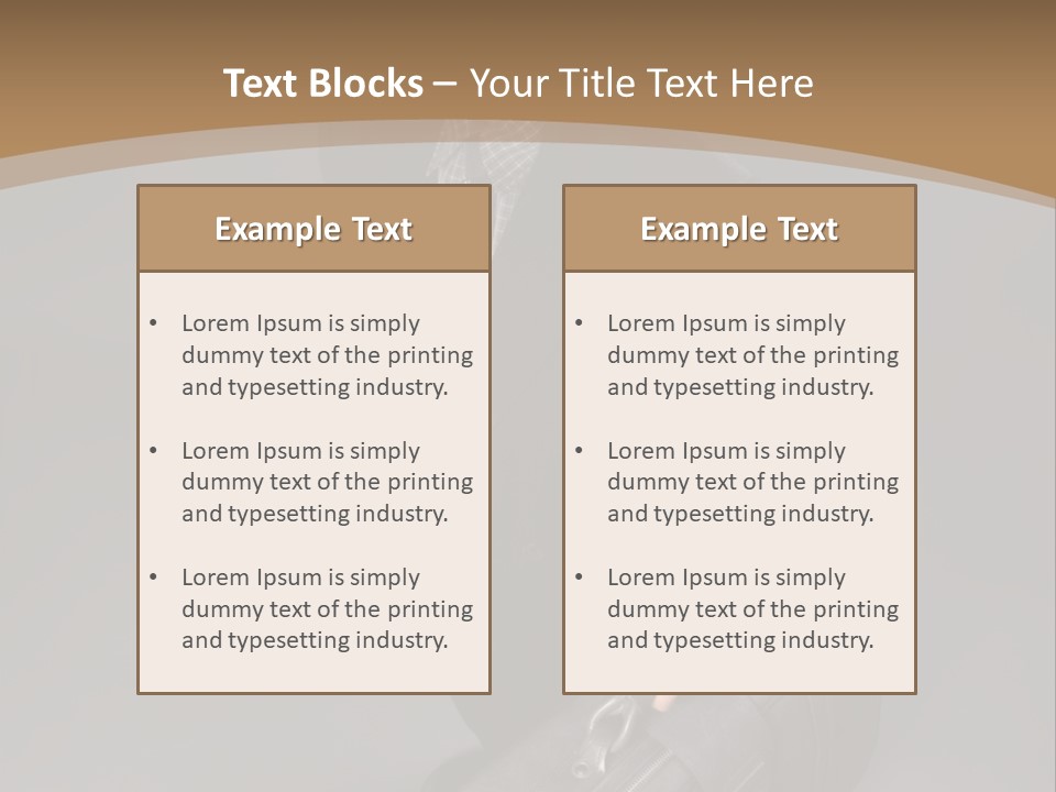 Traditional Coat Occupation PowerPoint Template