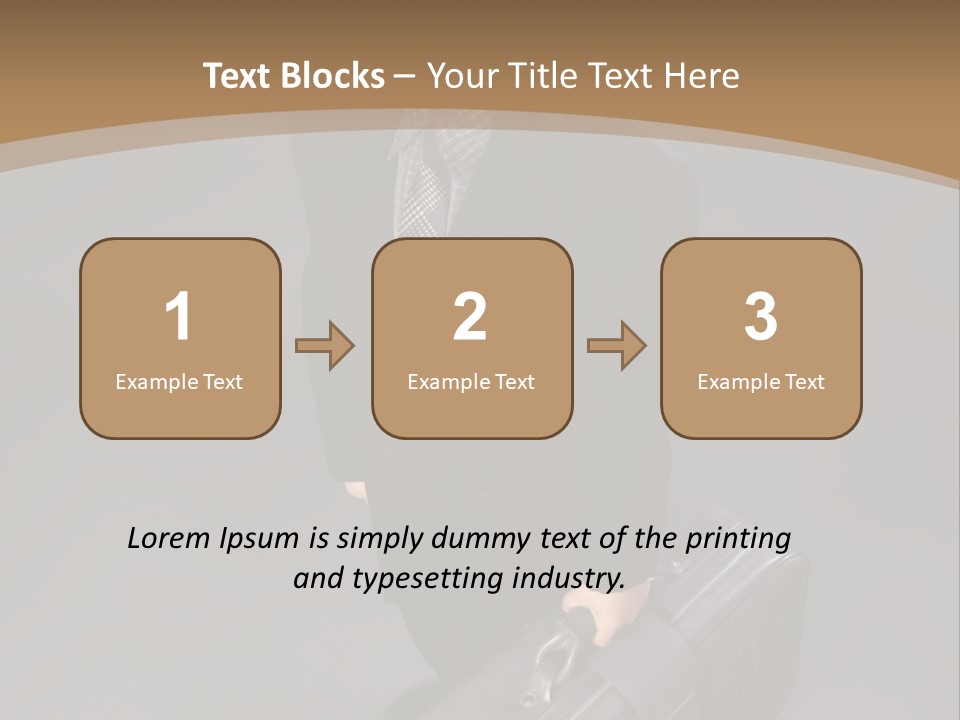 Traditional Coat Occupation PowerPoint Template