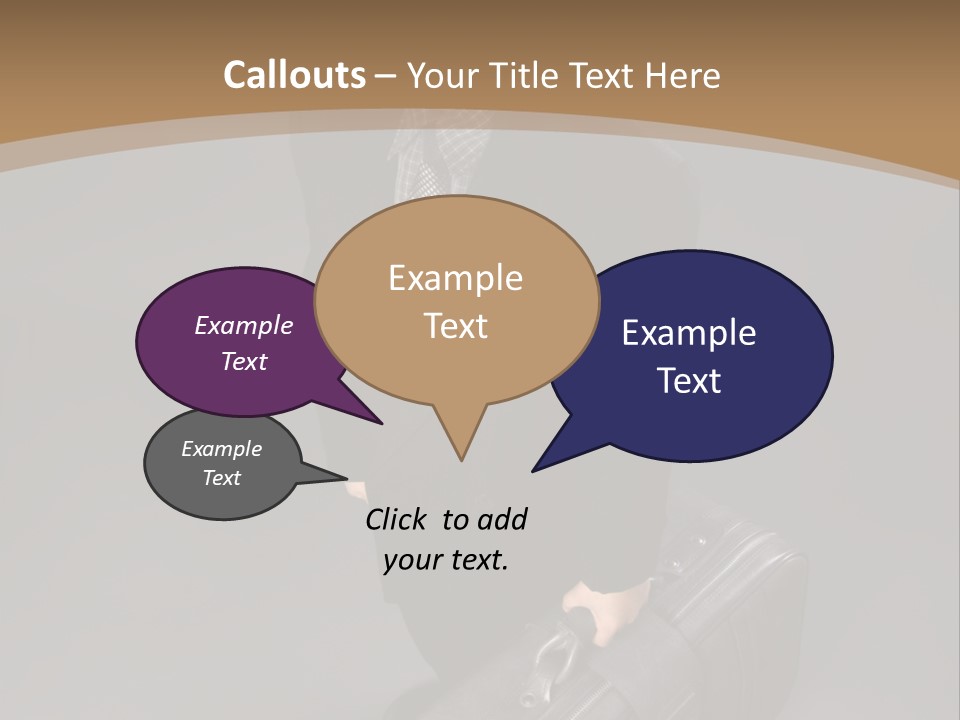 Traditional Coat Occupation PowerPoint Template