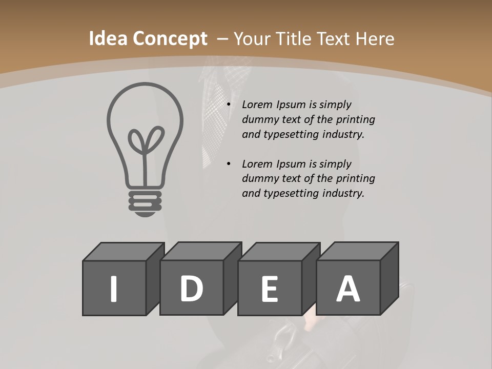 Traditional Coat Occupation PowerPoint Template