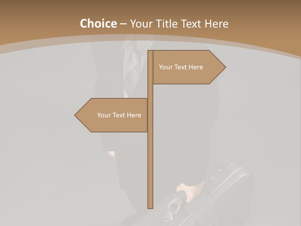 Traditional Coat Occupation PowerPoint Template