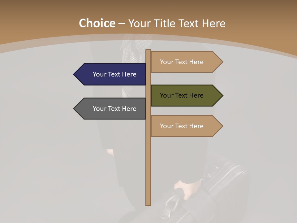 Traditional Coat Occupation PowerPoint Template
