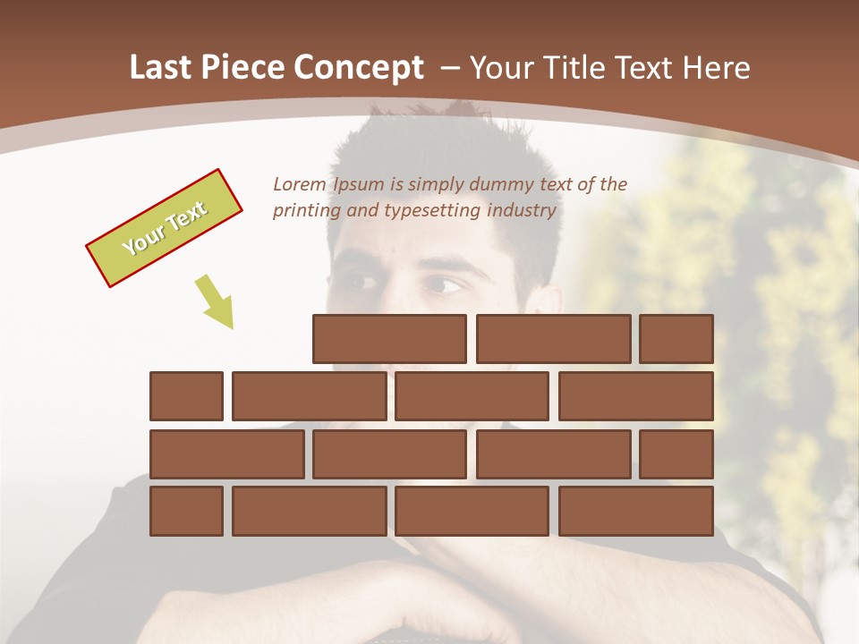 Portrait Interior Menschlich PowerPoint Template