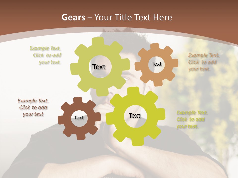 Portrait Interior Menschlich PowerPoint Template