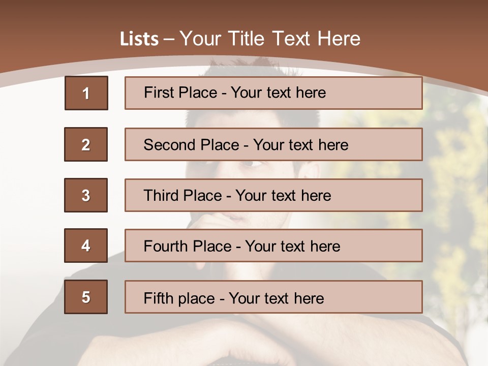 Portrait Interior Menschlich PowerPoint Template