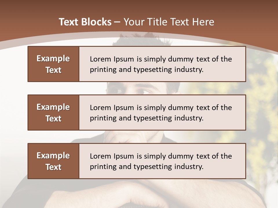 Portrait Interior Menschlich PowerPoint Template