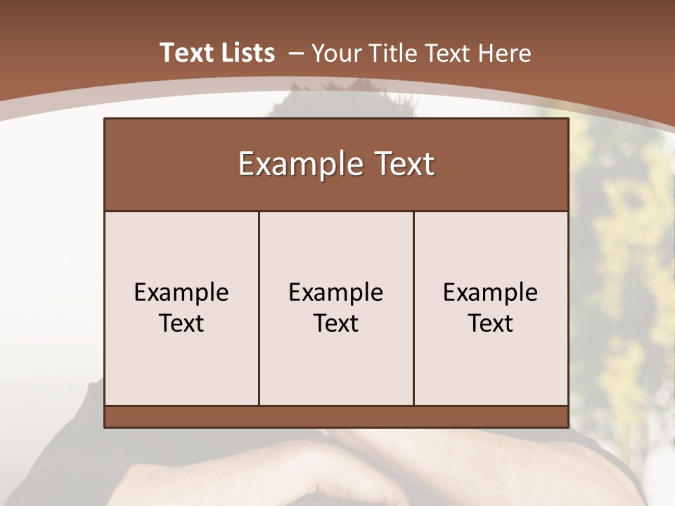 Portrait Interior Menschlich PowerPoint Template