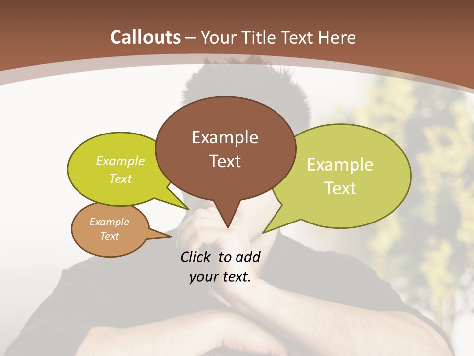 Portrait Interior Menschlich PowerPoint Template