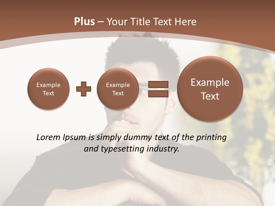 Portrait Interior Menschlich PowerPoint Template