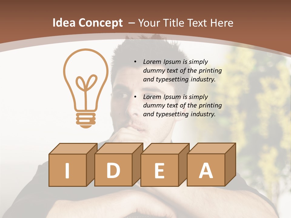 Portrait Interior Menschlich PowerPoint Template