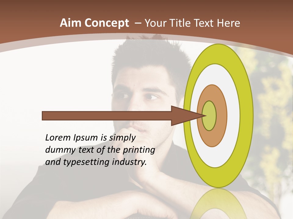 Portrait Interior Menschlich PowerPoint Template