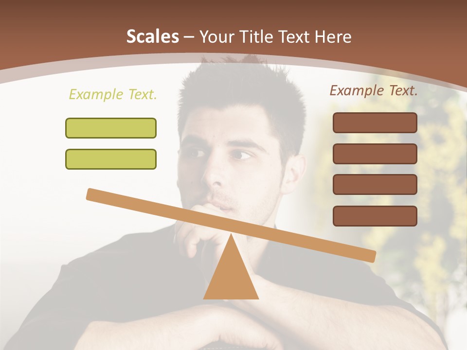 Portrait Interior Menschlich PowerPoint Template