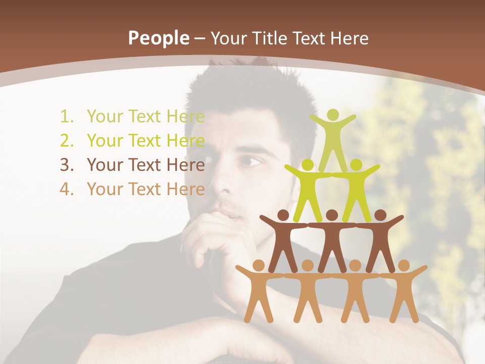 Portrait Interior Menschlich PowerPoint Template