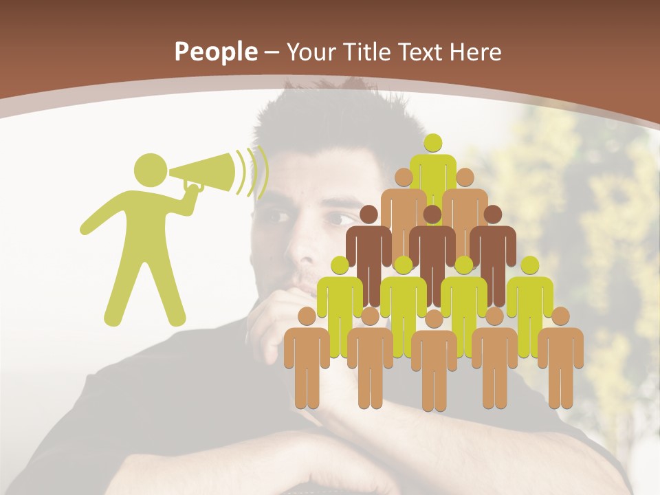 Portrait Interior Menschlich PowerPoint Template