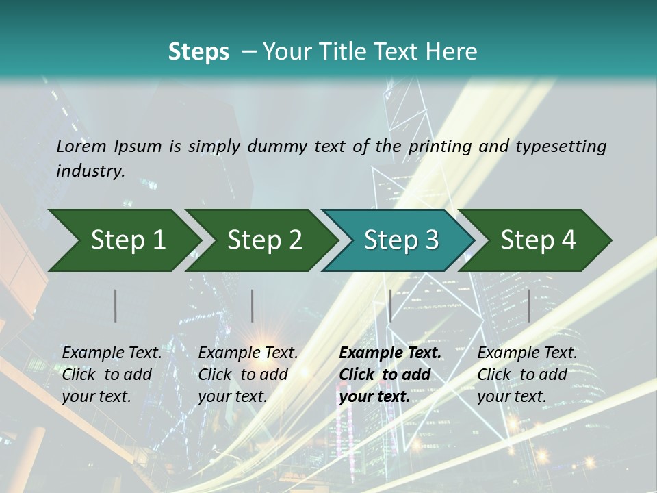 Hong Urban Line PowerPoint Template