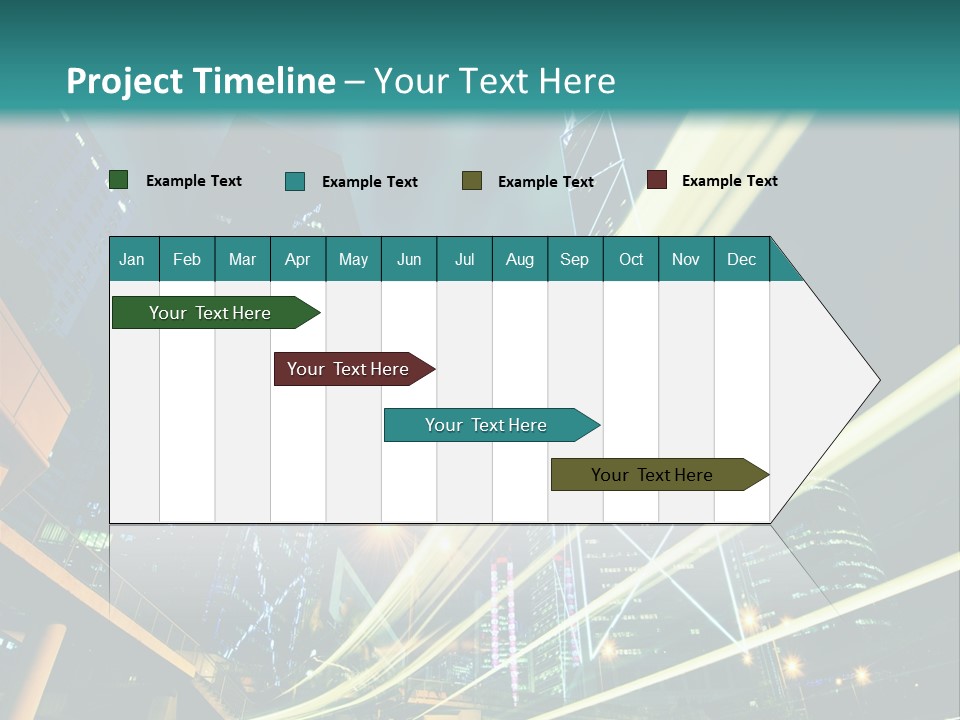 Hong Urban Line PowerPoint Template