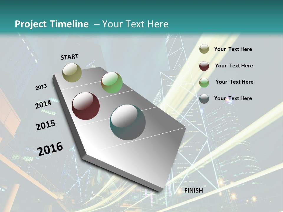Hong Urban Line PowerPoint Template