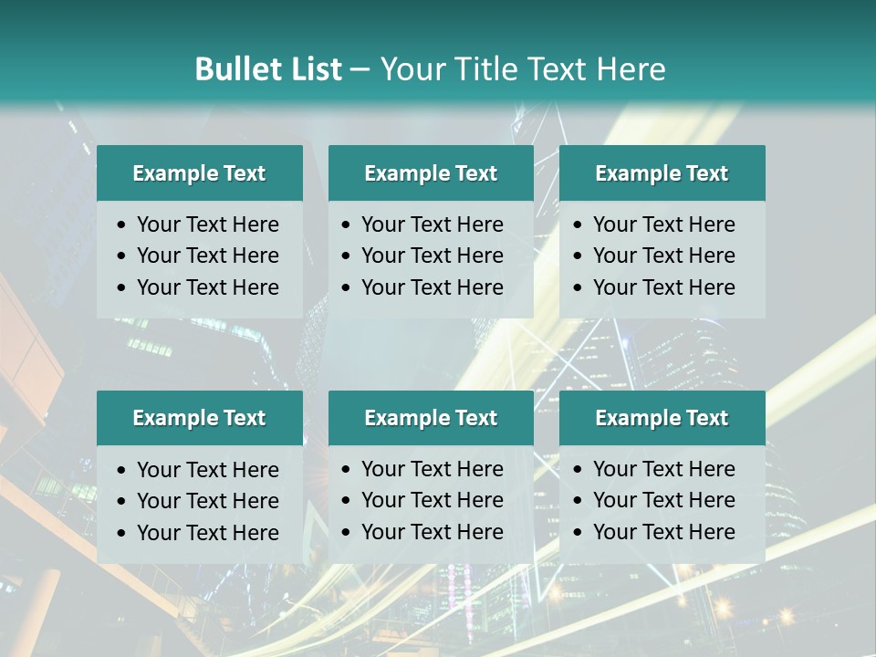 Hong Urban Line PowerPoint Template