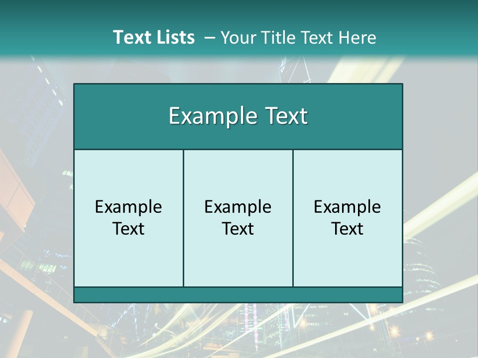 Hong Urban Line PowerPoint Template