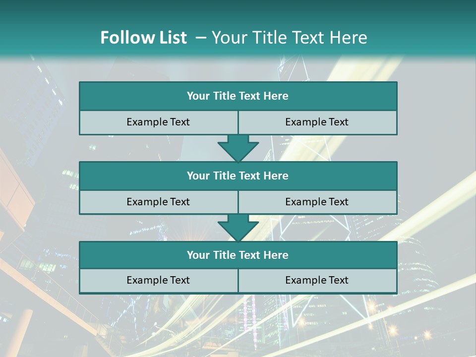 Hong Urban Line PowerPoint Template