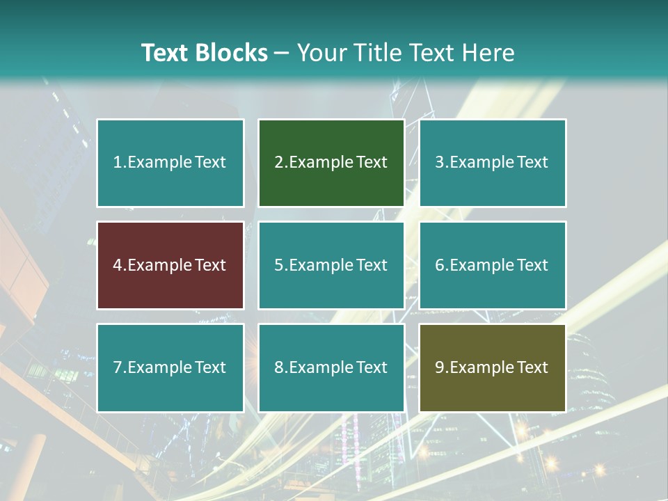 Hong Urban Line PowerPoint Template