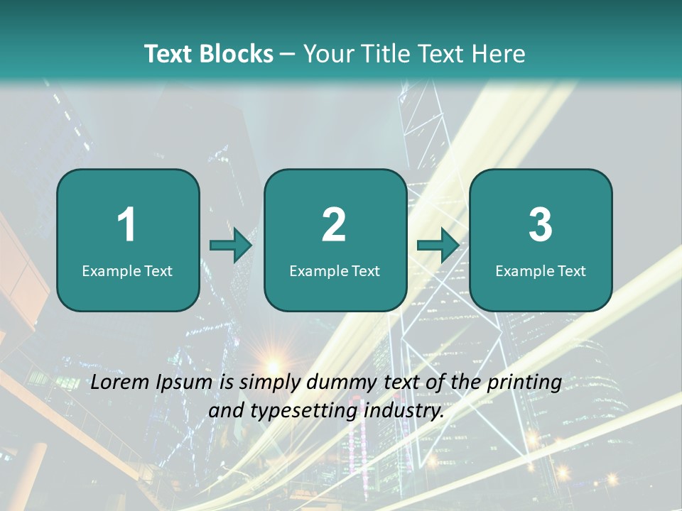 Hong Urban Line PowerPoint Template