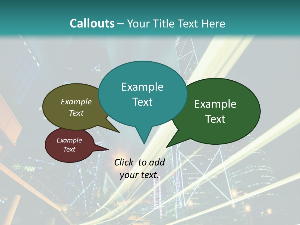 Hong Urban Line PowerPoint Template