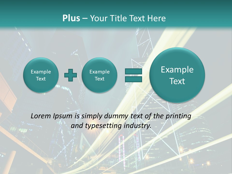 Hong Urban Line PowerPoint Template