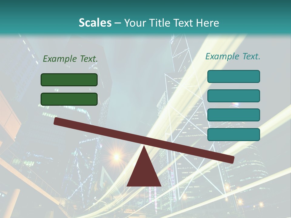 Hong Urban Line PowerPoint Template