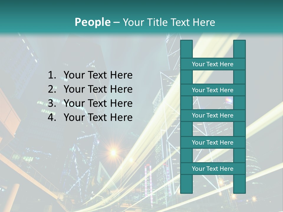 Hong Urban Line PowerPoint Template