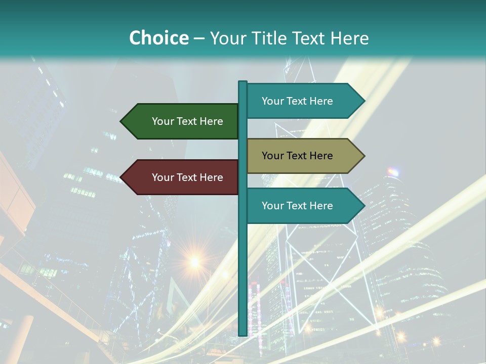 Hong Urban Line PowerPoint Template
