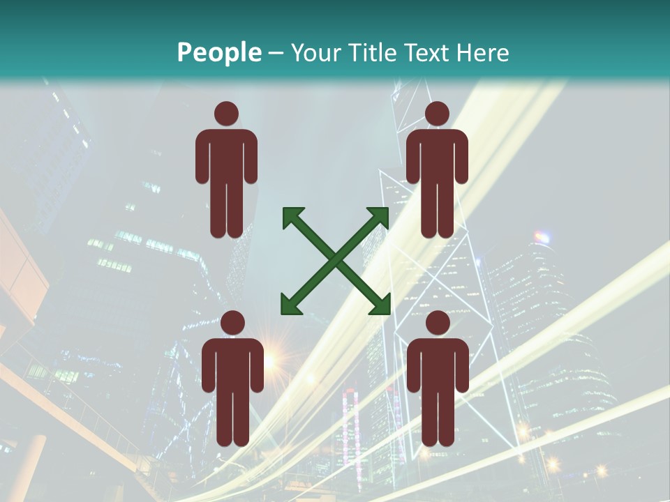 Hong Urban Line PowerPoint Template