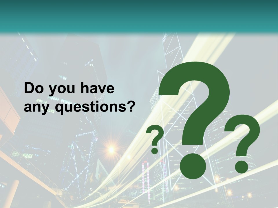 Hong Urban Line PowerPoint Template