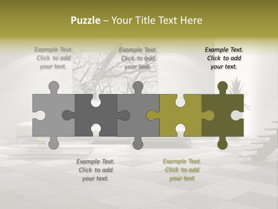 Luce Pavimento Libri PowerPoint Template