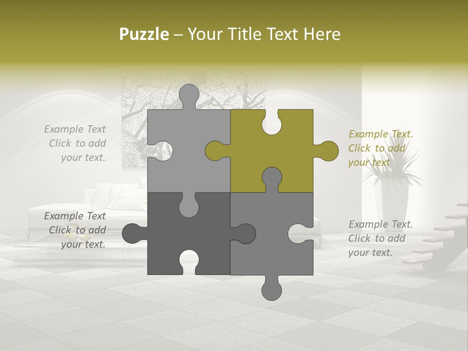 Luce Pavimento Libri PowerPoint Template
