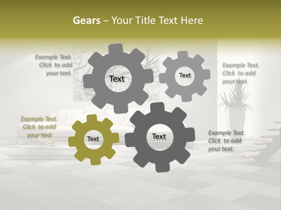 Luce Pavimento Libri PowerPoint Template